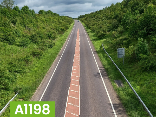 The A1198 after surface dressing